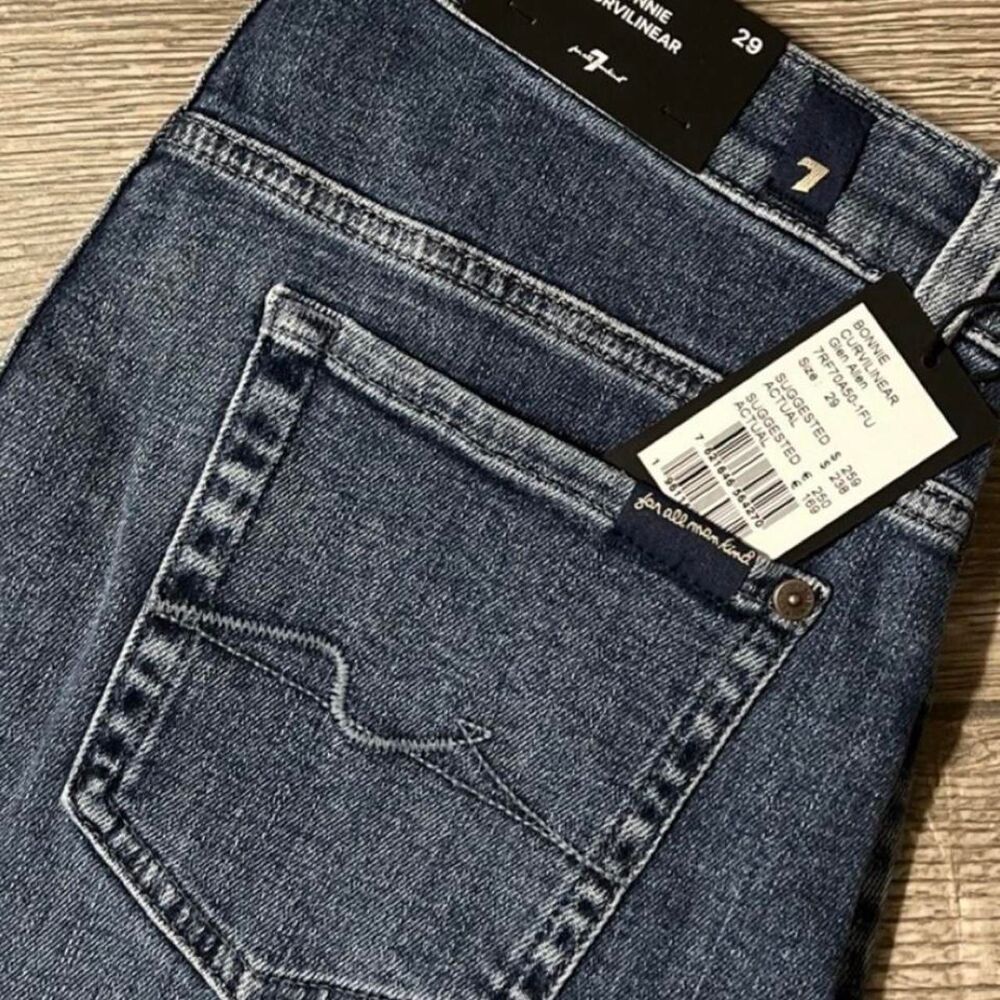 7-for-all-mankind Women's Bonnie Curvilinear Jeans